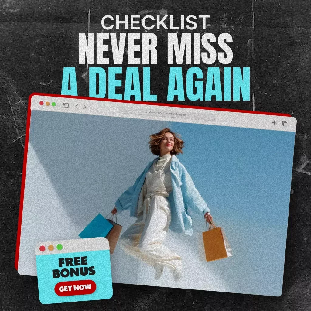 Never Miss a Deal Again – Digital Checklist for Smart Shoppers | How to Track Countdown Timers Without Missing Deals | Printable & Digital Guide for Flash Sales, Limited Offers, and Online Discounts