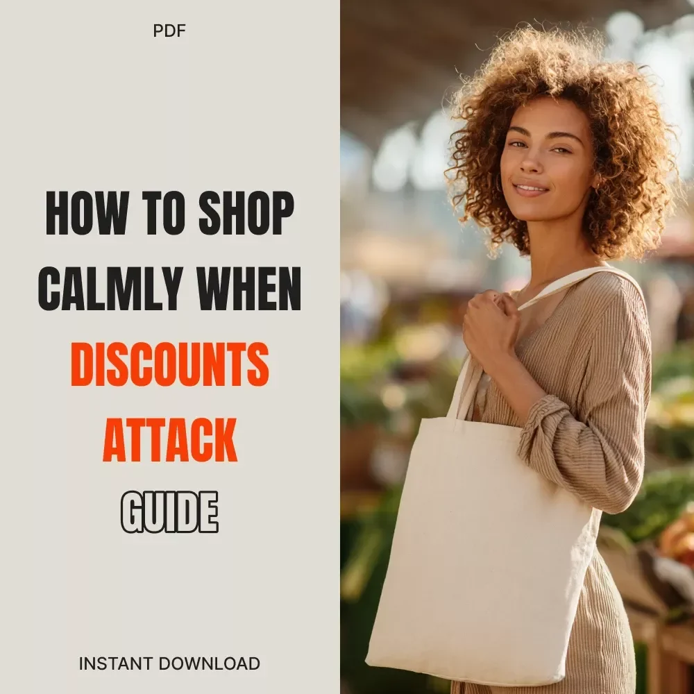 How to Shop Calmly When Discounts Attack | Digital Guide to Stress-Free Shopping, Mindful Spending & Smart Deals