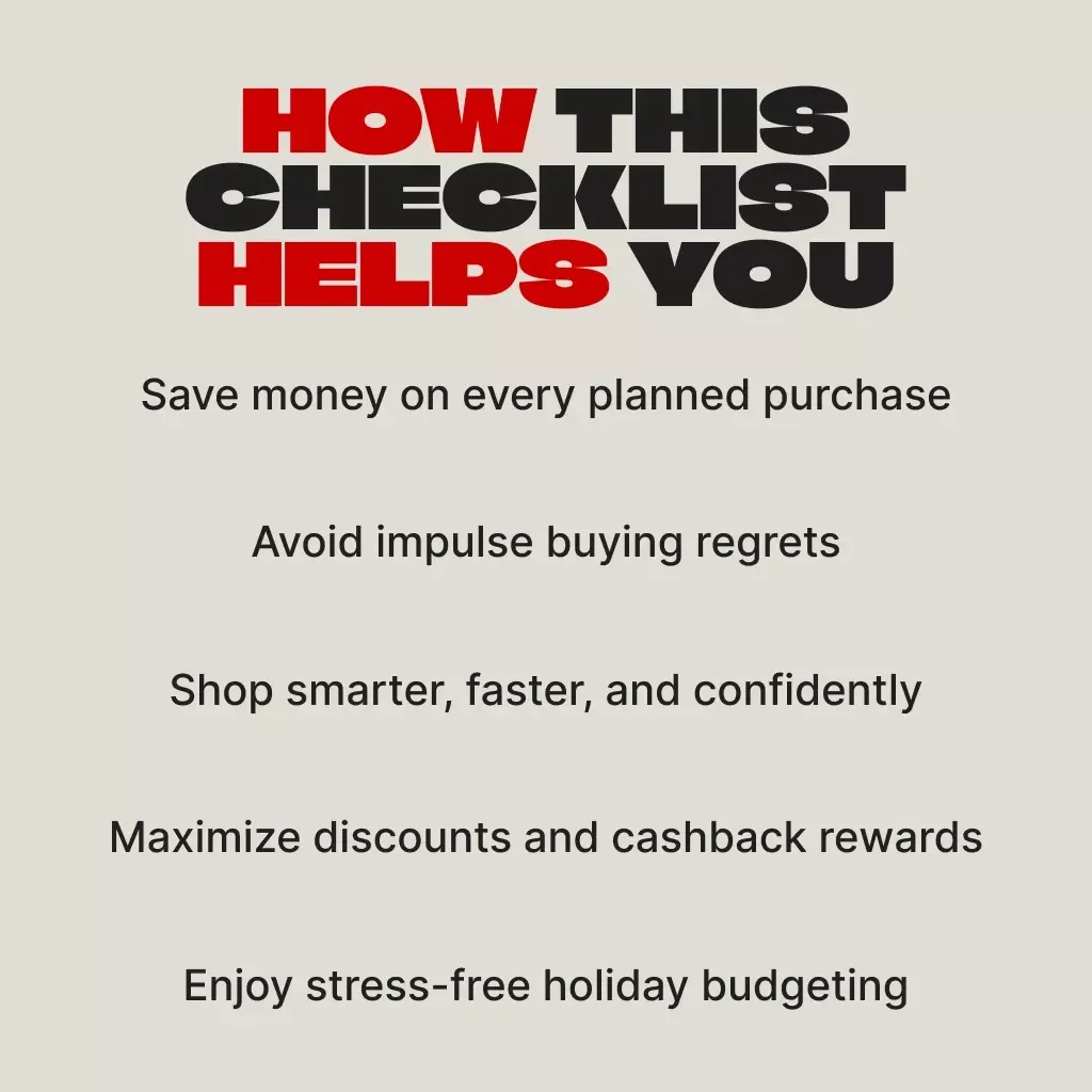 Black Friday Bootcamp Checklist | How to Plan Black Friday Purchases to Save for Holidays | Digital Download Guide for Smart Shoppers