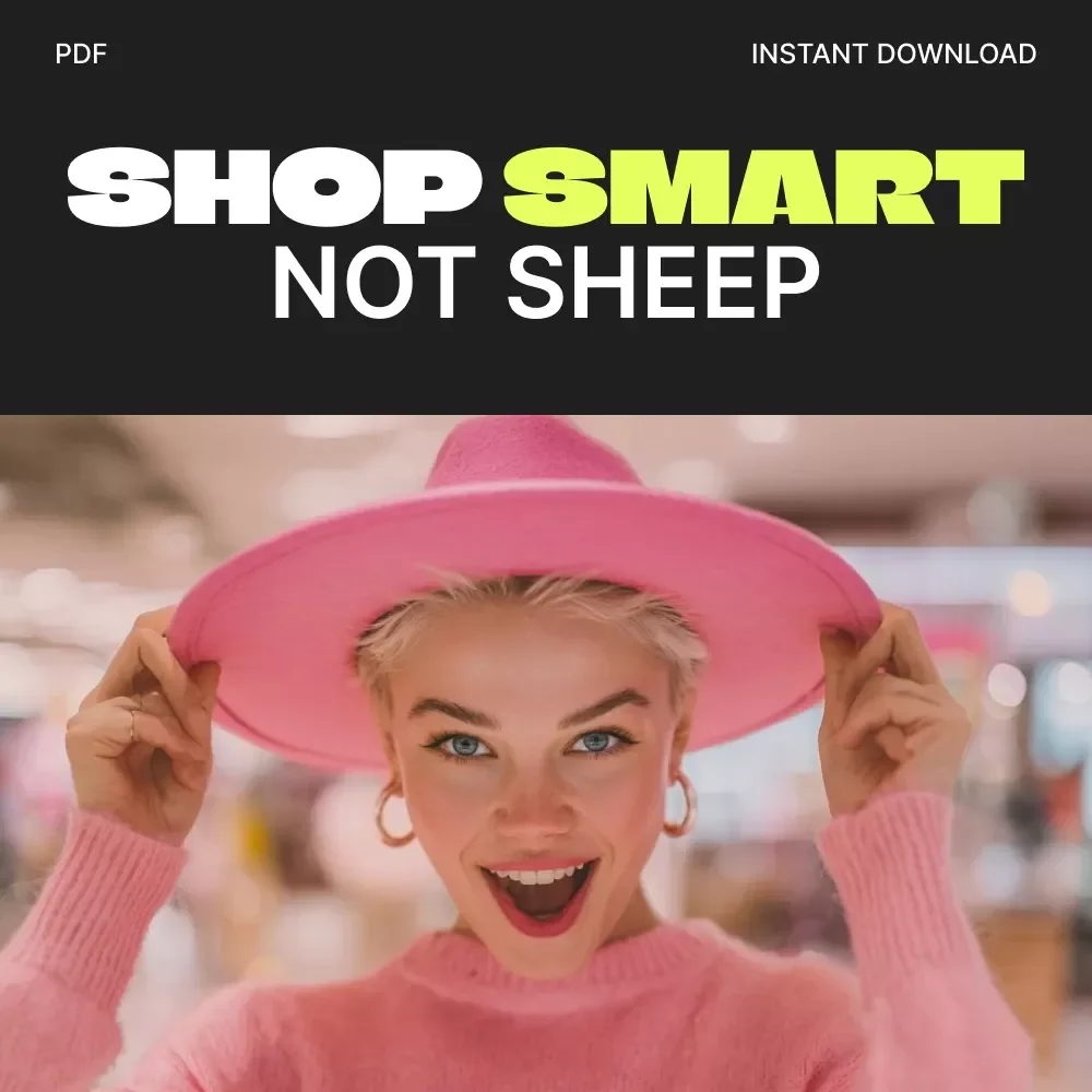 Shop Smart, Not Sheep: How to Think for Yourself When Buying | Digital Guide for Independent Shoppers | Learn How to Not Follow Others Blindly When Shopping