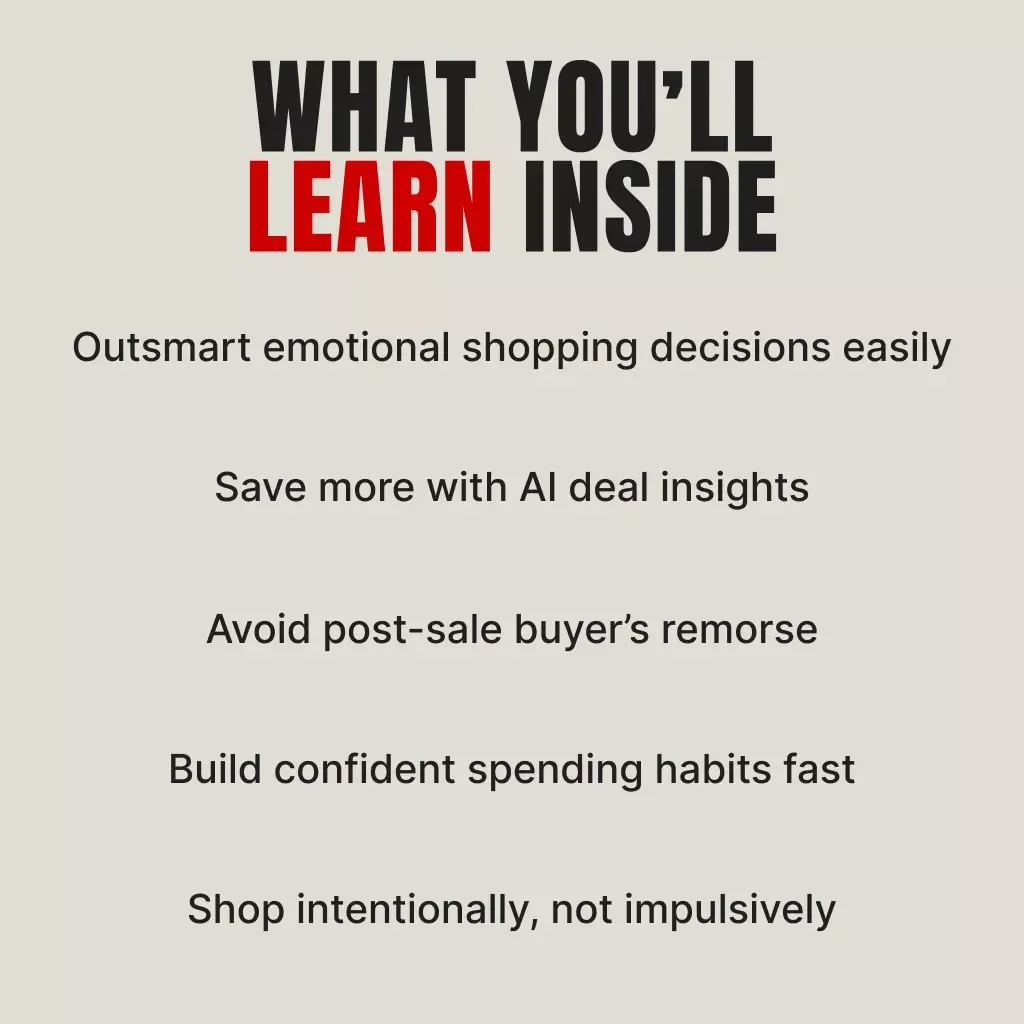 Smart Swipe: Beating Black Friday Over-Optimism | Digital Download Guide for Smarter Shopping, Budget Planning & AI-Powered Spending Control | Money-Saving eBook & Printable Checklist for Conscious Shoppers
