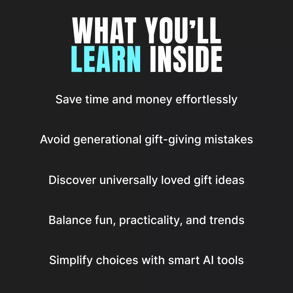 Shopping for Every Generation Made Easy | Ultimate Digital Guide with Tips for Shopping for Multiple Generations, AI Gift Planning & Multigenerational Shopping Strategies