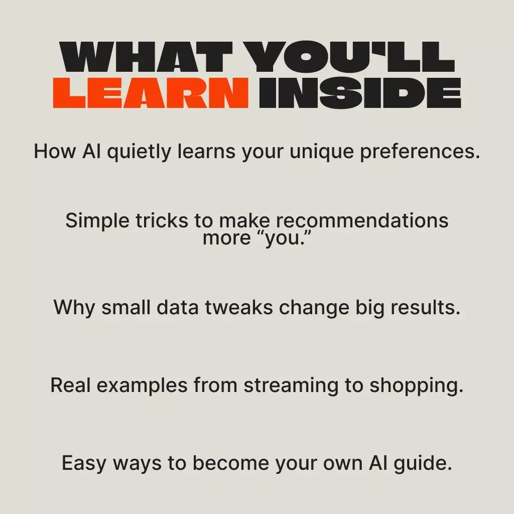 How AI Finds What You Truly Love | Digital Guide to Teaching AI Your Style, Preferences & Perfect Product Matches | eBook for Smart Shoppers, Creators & AI Enthusiasts