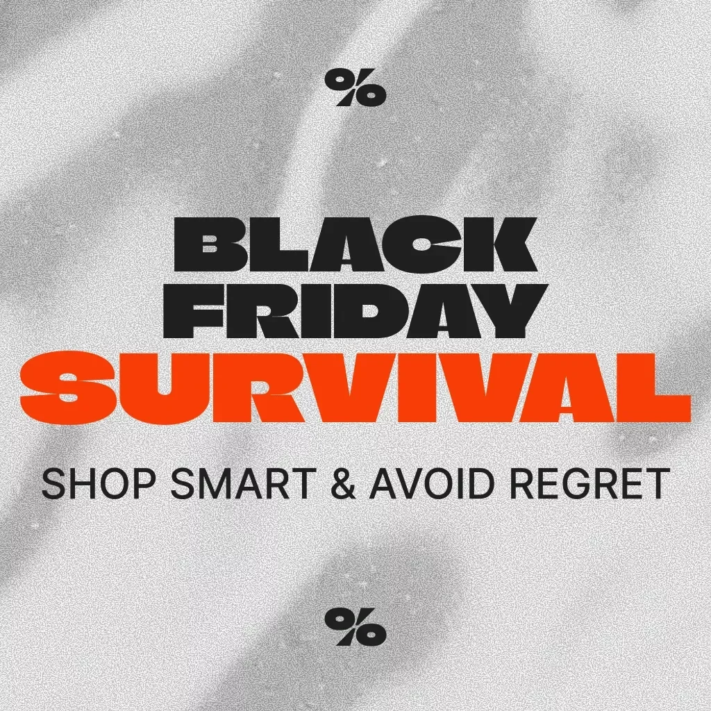 Black Friday Survival Checklist: Shop Smart & Avoid Regret! | Digital Download | Black Friday Guide for How to Shop Without Regret