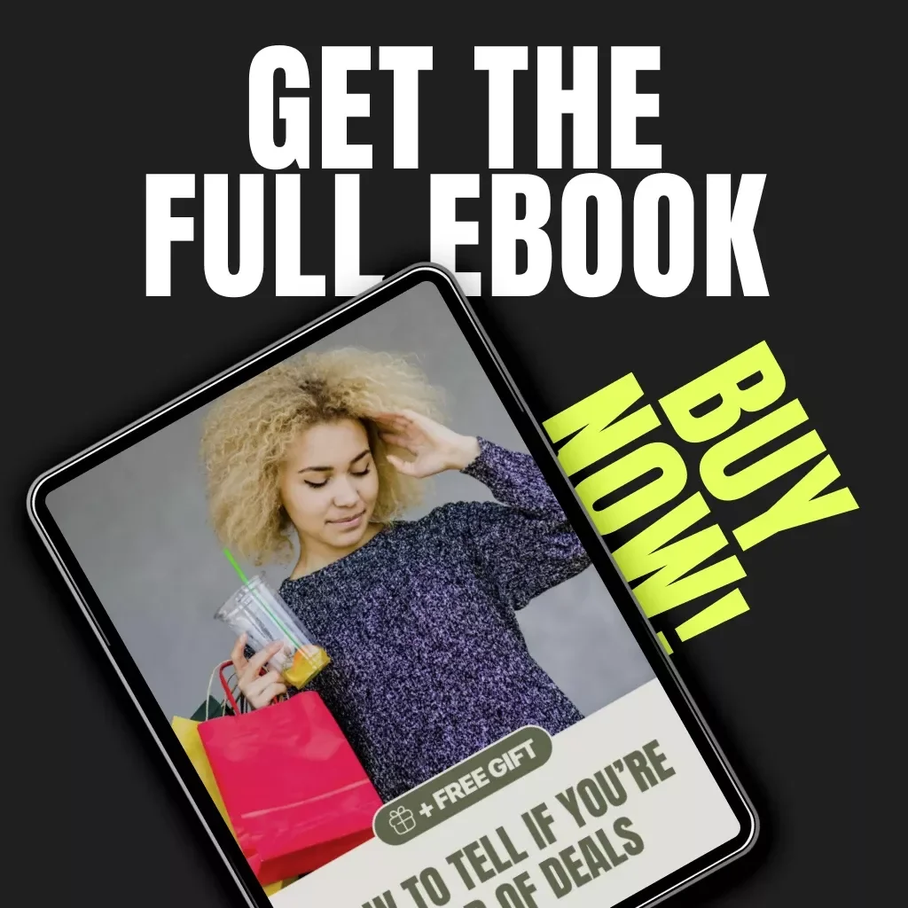 How to Tell If You’re Tired of Deals — Digital Download eBook | Understand Deal Fatigue, Break Free from Impulse Buying & Reclaim Your Shopping Power