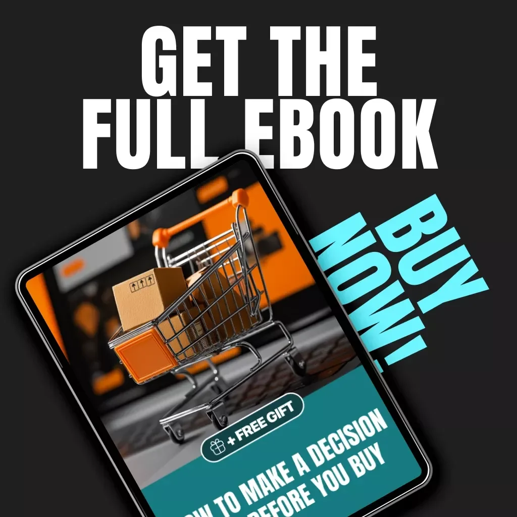 How to Make a Decision Plan Before You Buy | Smart Shopping eBook for Budget Planning, AI Tools, and Conscious Spending