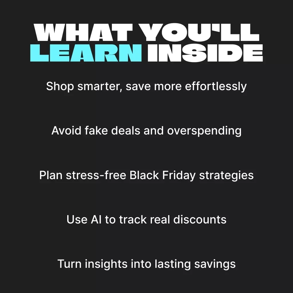 Doorbuster Mastery: Your Smart Prep Guide for Black Friday Success | Digital Download | Black Friday Strategy eBook | AI Shopping Tools | Budget Planning & Deal Tracking Guide | Ultimate Holiday Shopping Planner