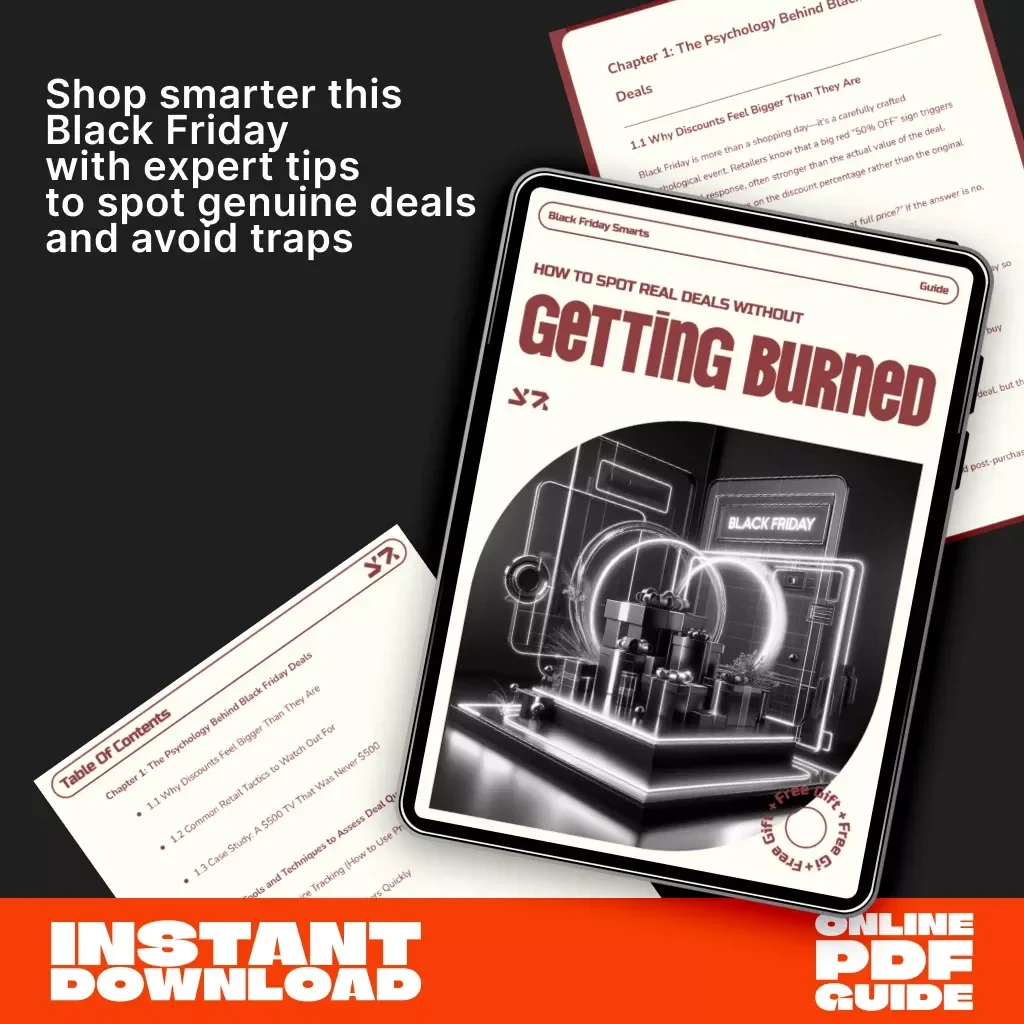 Black Friday Smarts: How to Spot Real Deals Without Getting Burned | How to Assess the Quality of Black Friday Deals | Smart Shopping Digital Guide & eBook