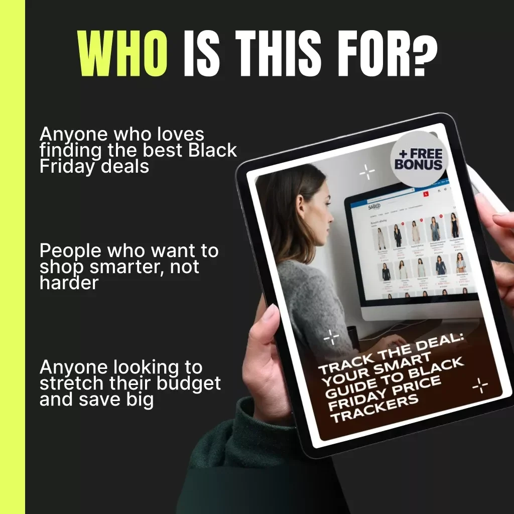 Track the Deal: Your Smart Guide to Black Friday Price Trackers | Digital Download eBook for Savvy Shoppers, Holiday Savings, and Smart Price Tracking Tools