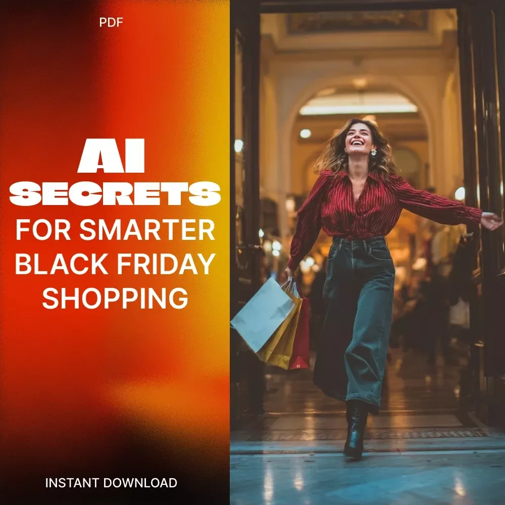 AI Secrets for Smarter Black Friday Shopping | Digital Guide for Savvy Shoppers | Learn how to use AI to compare Black Friday deals across sites, track prices & find hidden discounts