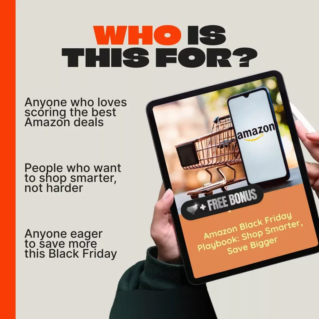 Amazon Black Friday Playbook: Shop Smarter, Save Bigger | Ultimate Guide to How to Shop Black Friday on Amazon | Digital Download eBook for Savvy Shoppers
