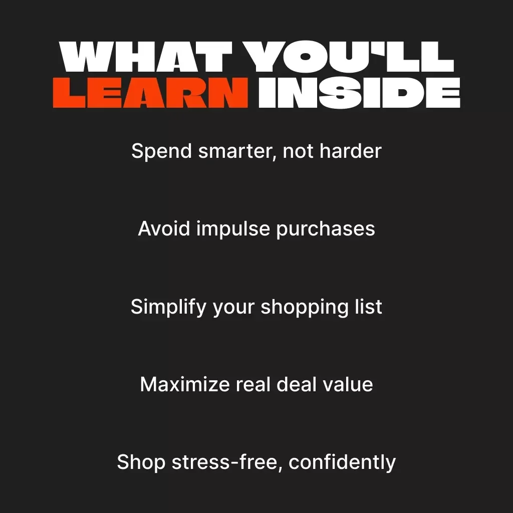 The Practical Black Friday List for Saving Money | Minimalist Shopping Guide for Smart Deals | How to Create a Minimalist Black Friday Shopping List