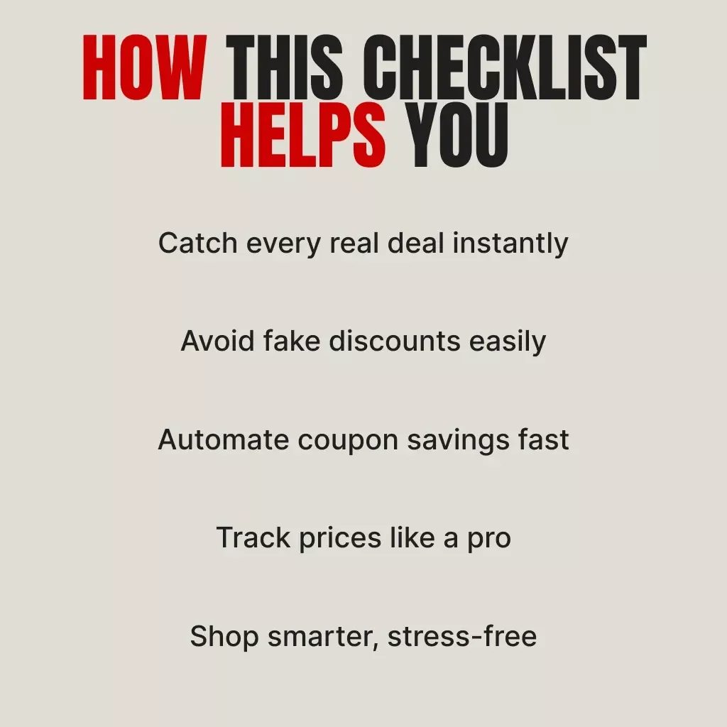 Black Friday Treasure Hunt: Your Price Tracking Tool Checklist! | Ultimate Black Friday Shopping Guide | Digital Download eBook & Checklist for Smart Shoppers