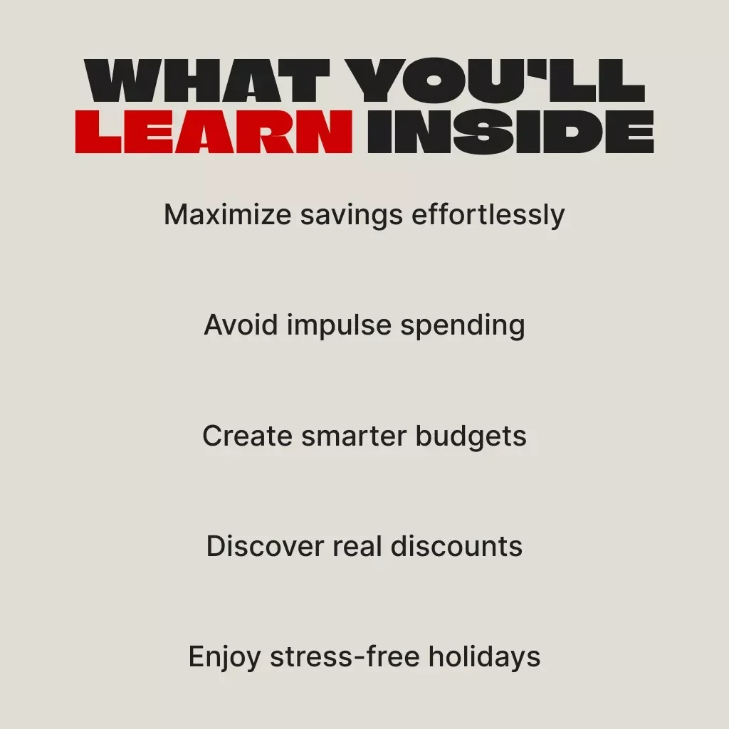 Smart Splurge: Mastering Black Friday Without Breaking Your Holiday Budget | Digital Guide for Savvy Shoppers | Tips for Balancing Black Friday Shopping with Holiday Spending | Printable PDF eBook