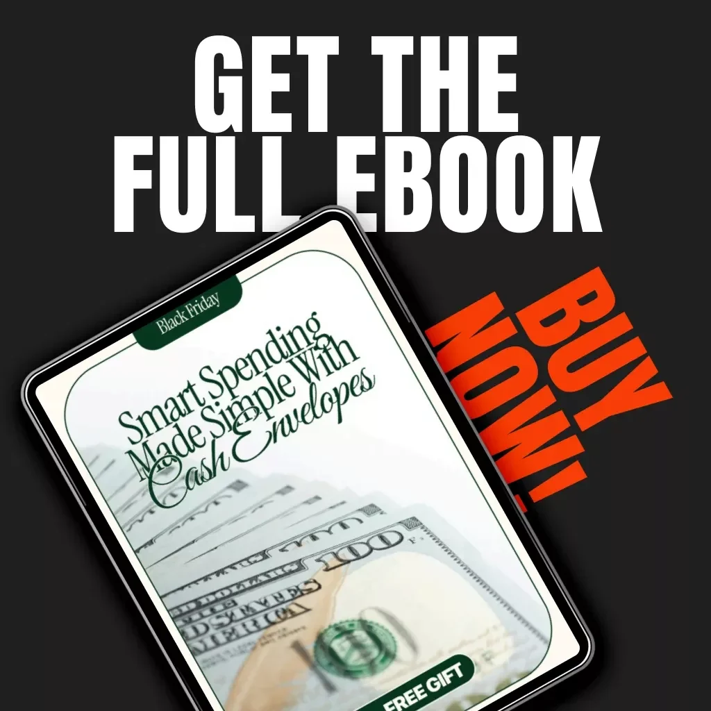 Smart Spending Made Simple with Cash Envelopes | Budget Planner eBook | Black Friday Budgeting Guide | Digital Download | Money-Saving Checklist | AI Budget Prompts
