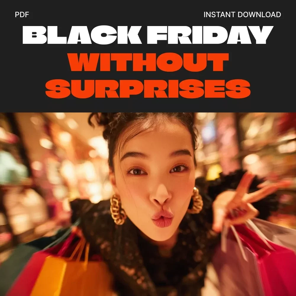 Black Friday Without the Surprises | Ultimate Guide to How to Avoid Hidden Fees During Black Friday Sales, Digital Download, Smart Shopping eBook