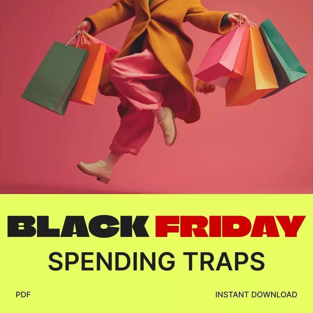 Black Friday Spending Traps: Your Ultimate Overspending Trigger Checklist | Printable Guide to How to Identify Triggers for Overspending, Budget Planner, Digital Download