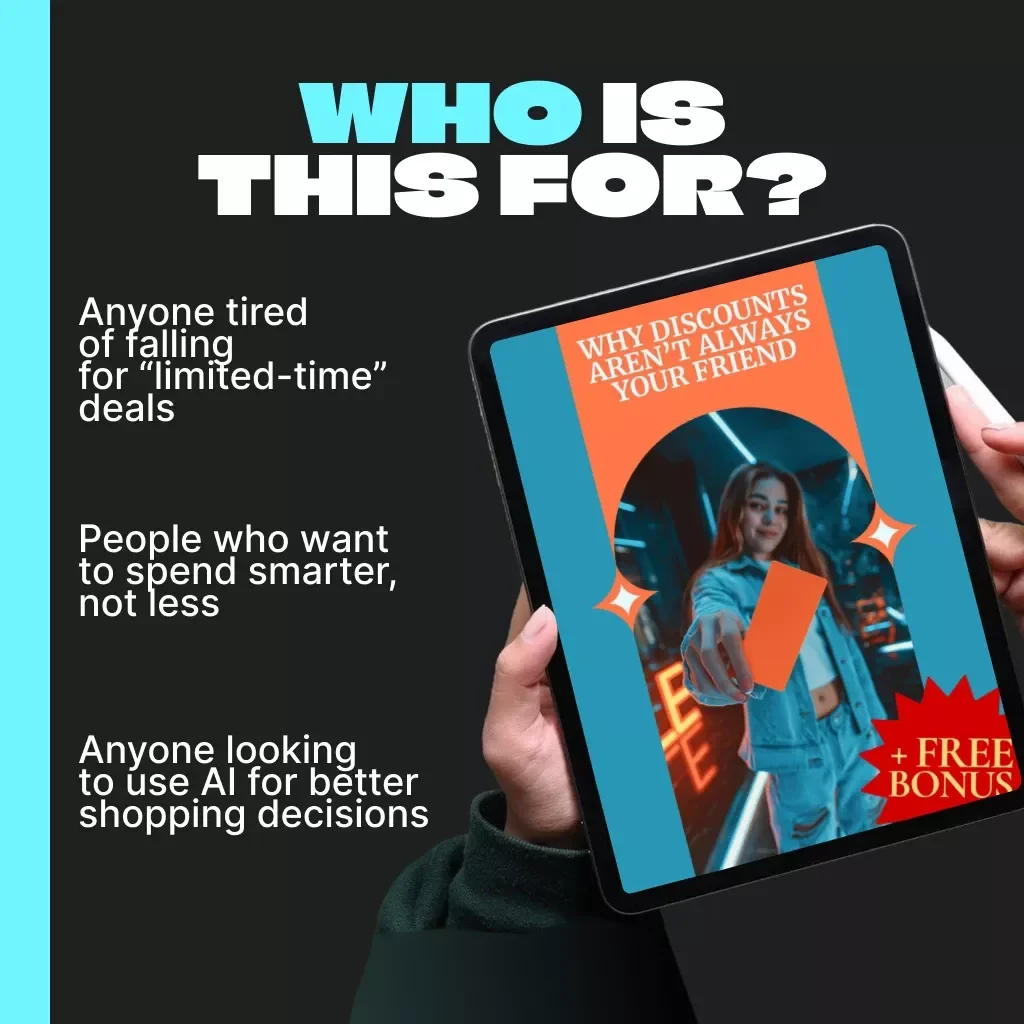 Why Discounts Aren’t Always Your Friend | Ebook Guide for Smarter Shopping & Understanding Why You Shouldn't Rely Solely on Black Friday Discounts