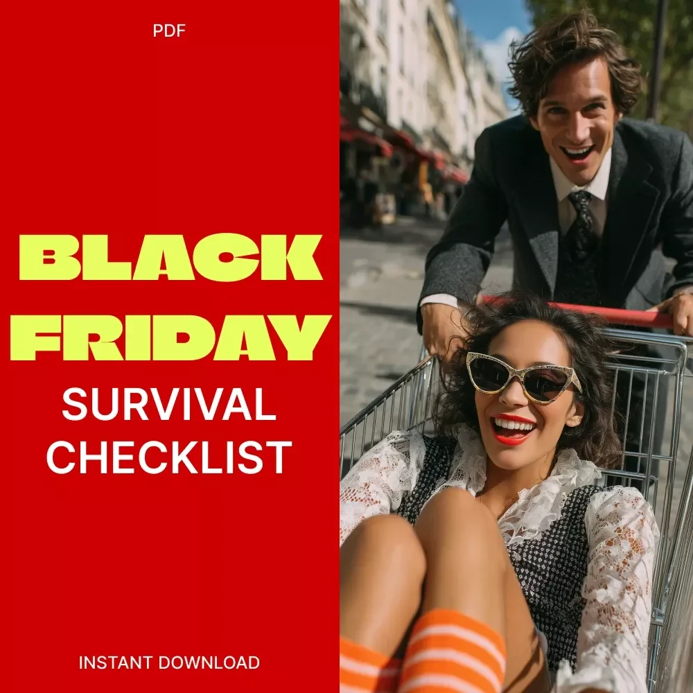 Black Friday Survival Checklist: How to Spot a Trustworthy Seller Before You Click “Buy” | Digital Download | eBook Guide for Safe Online Shopping & Scam Prevention