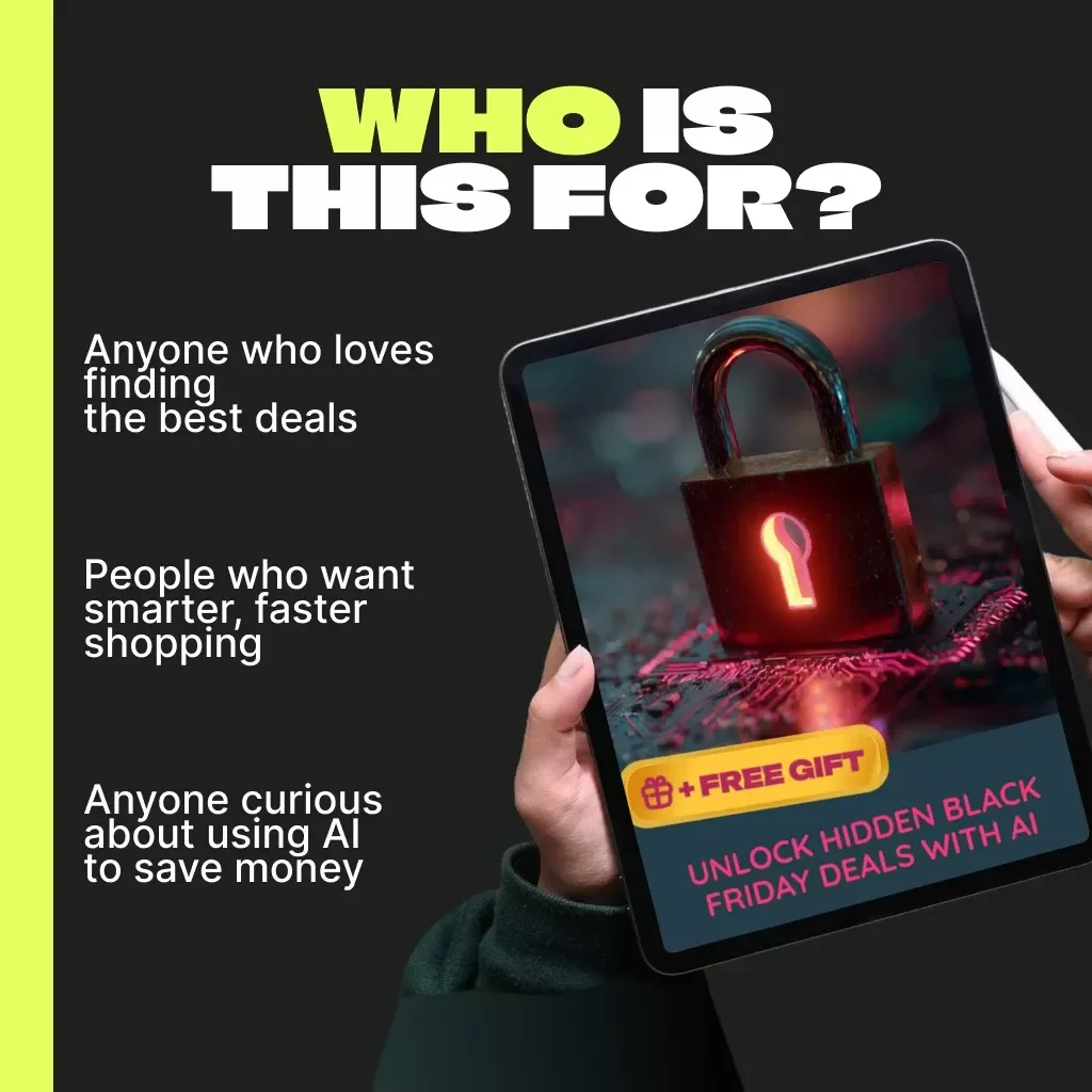 Unlock Hidden Black Friday Deals with AI | How to Use AI to Find Hidden Black Friday Deals | Digital eBook Guide for Smart Shoppers