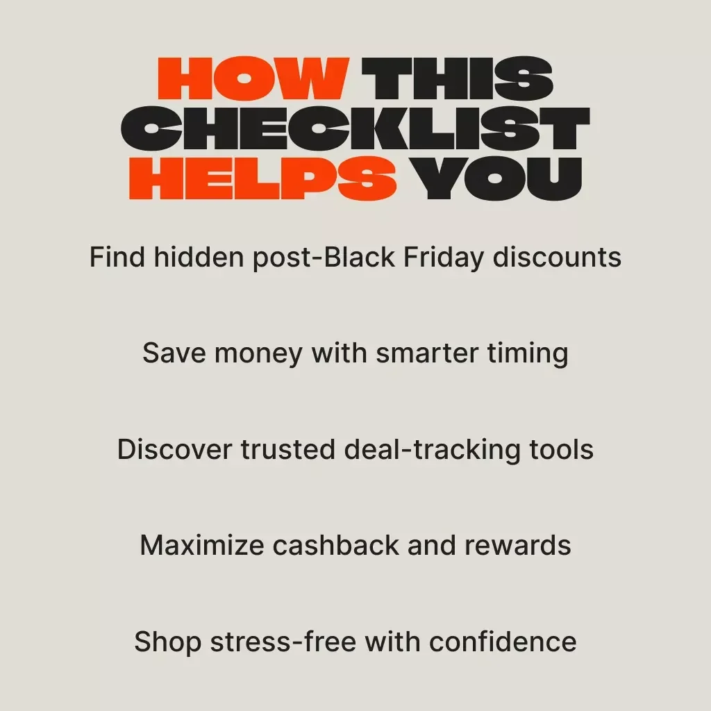 Last-Minute Black Friday Rescue: Your Ultimate Post-Black Friday Deal Checklist | Digital Download Guide for Smart Shoppers | How to Catch Last-Minute Deals After Black Friday eBook & Printable Checklist