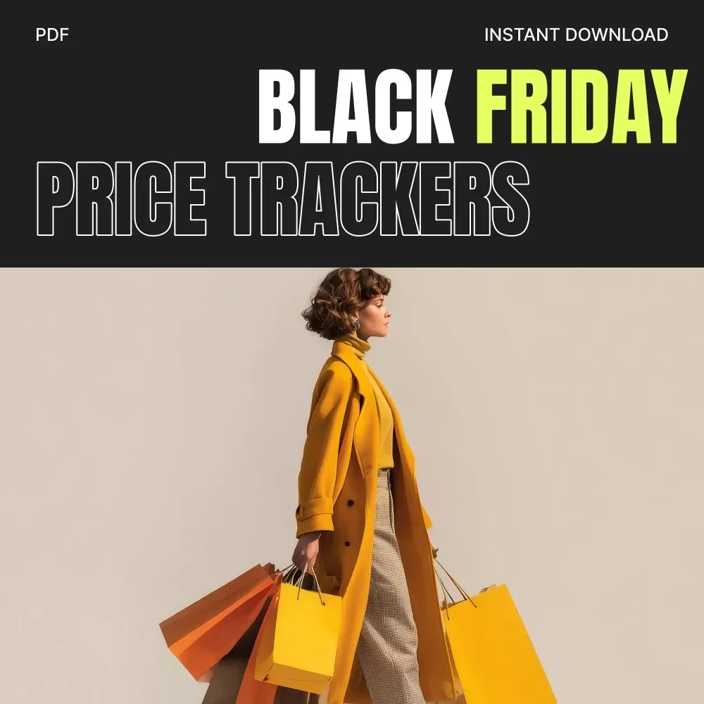 Track the Deal: Your Smart Guide to Black Friday Price Trackers | Digital Download eBook for Savvy Shoppers, Holiday Savings, and Smart Price Tracking Tools