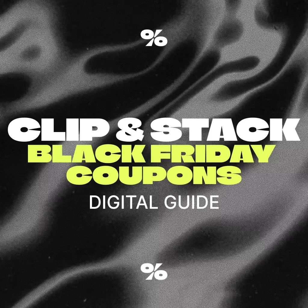 Clip & Stack Black Friday Coupons | Digital Couponing Guide | AI Coupon Strategy eBook | Printable Savings Checklist | Learn How to Stack Coupons & Maximize Discounts