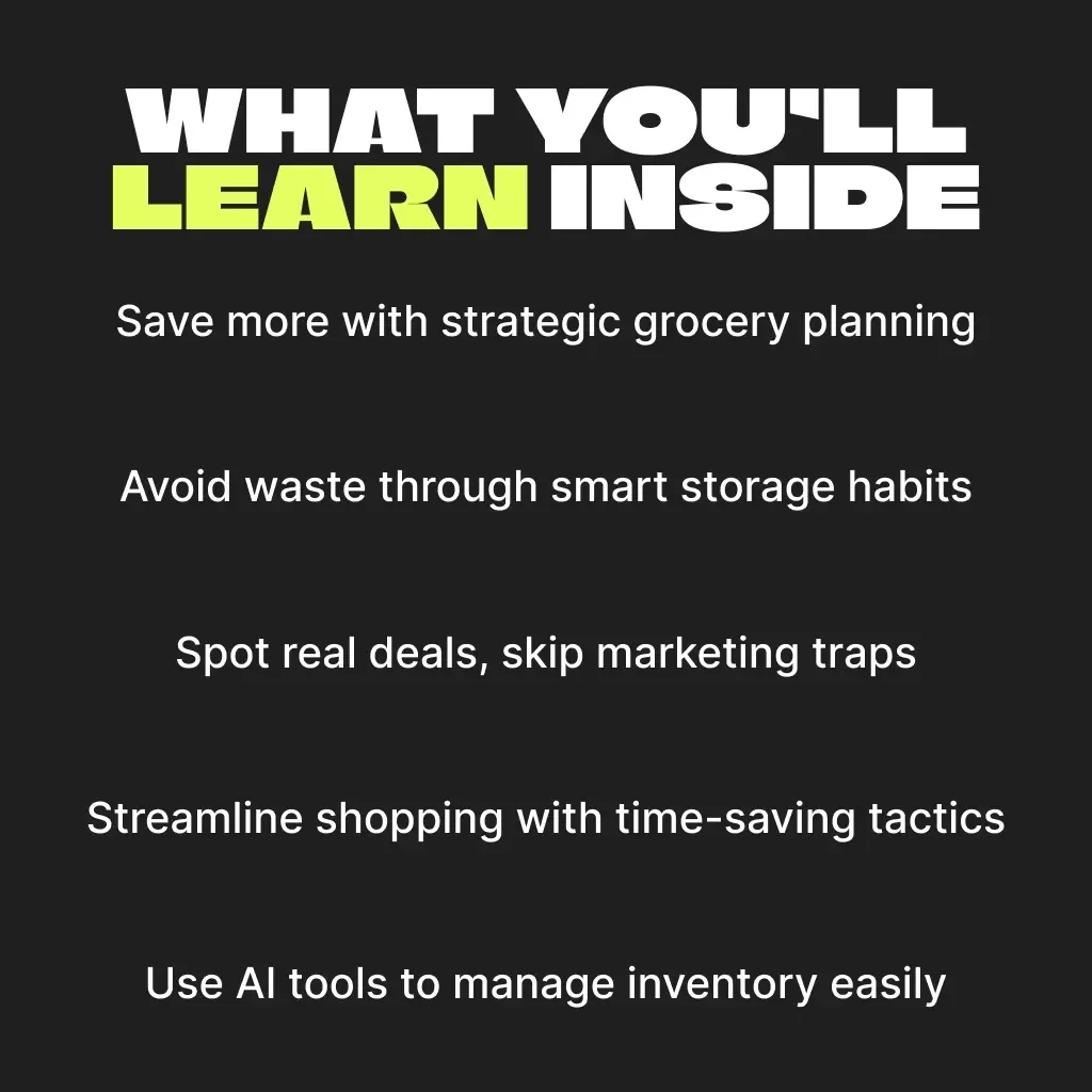 Smart Grocery Wins on Black Friday | Digital Guide for Grocery Stock Up Strategy on Black Friday | Save More, Plan Smarter & Shop Confidently