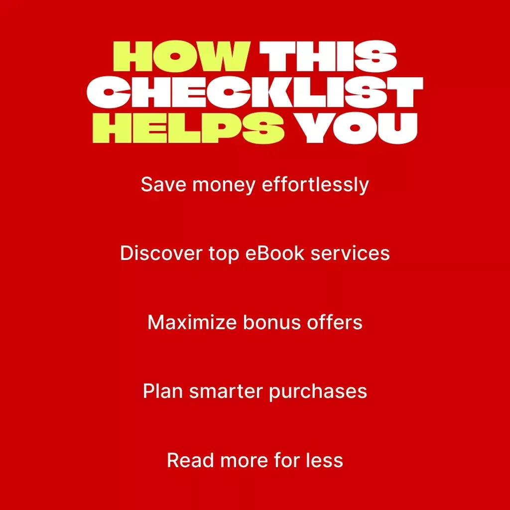 Page-Turner Savings: Your Ultimate Black Friday eBook Subscription Checklist | Digital Download Guide for How to Find Black Friday Deals on eBooks Subscriptions | Reader’s Money-Saving Planner