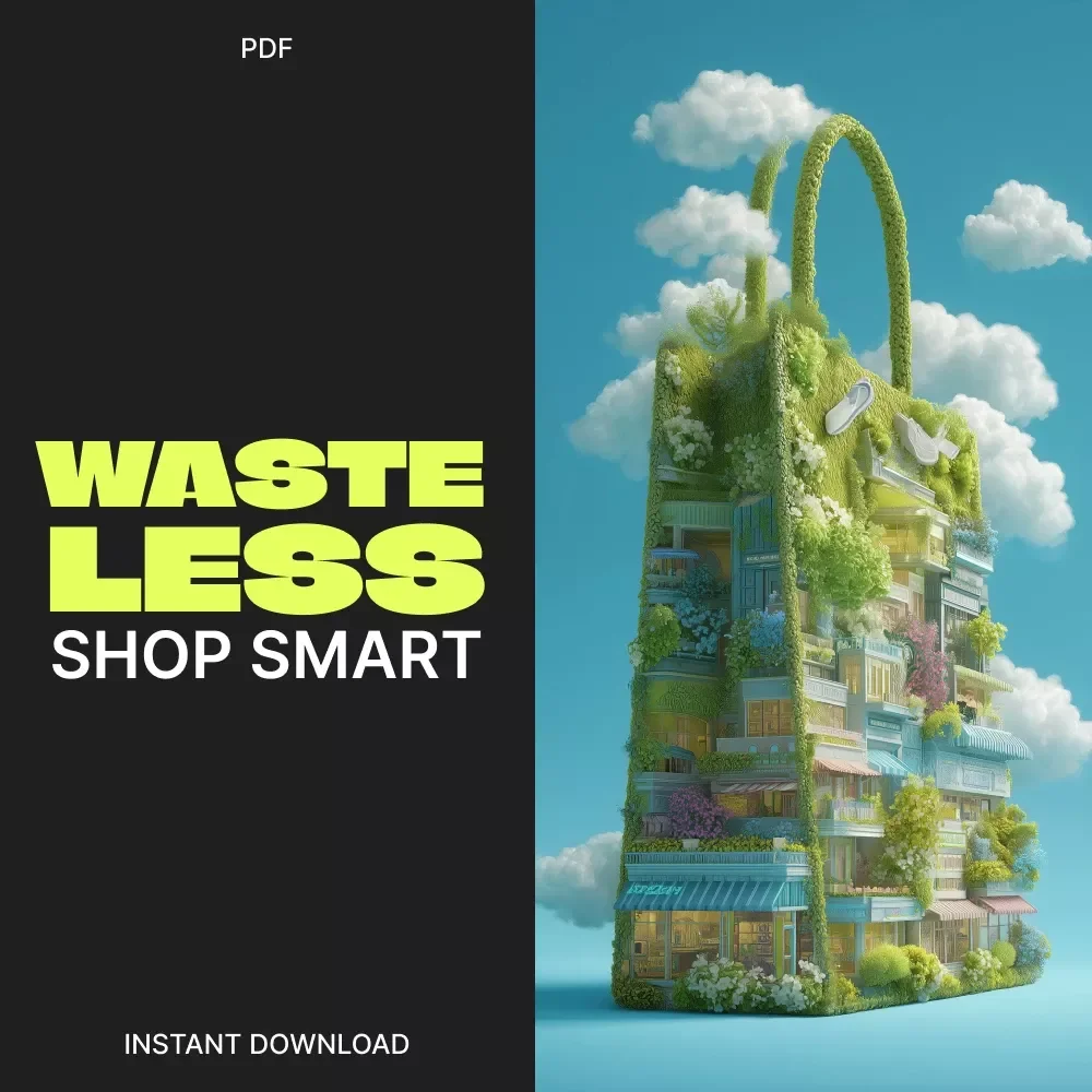 Waste Less, Shop Smart: Sustainable Black Friday | Eco-Friendly eBook on How to Reduce Waste During Black Friday Shopping | Conscious Consumer Guide
