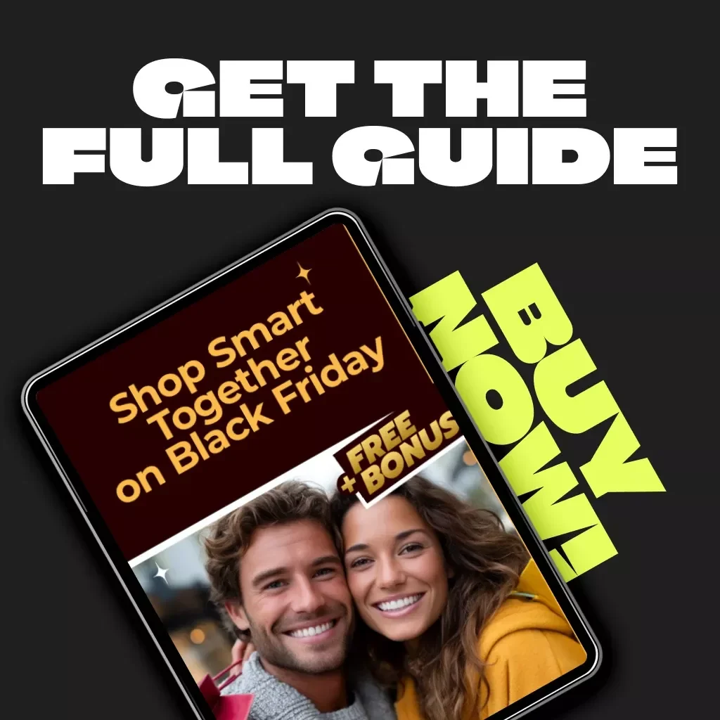 Shop Smart Together on Black Friday | How to Teach Family Members to Shop Smart on Black Friday | Printable Digital Guide for Smarter Family Shopping