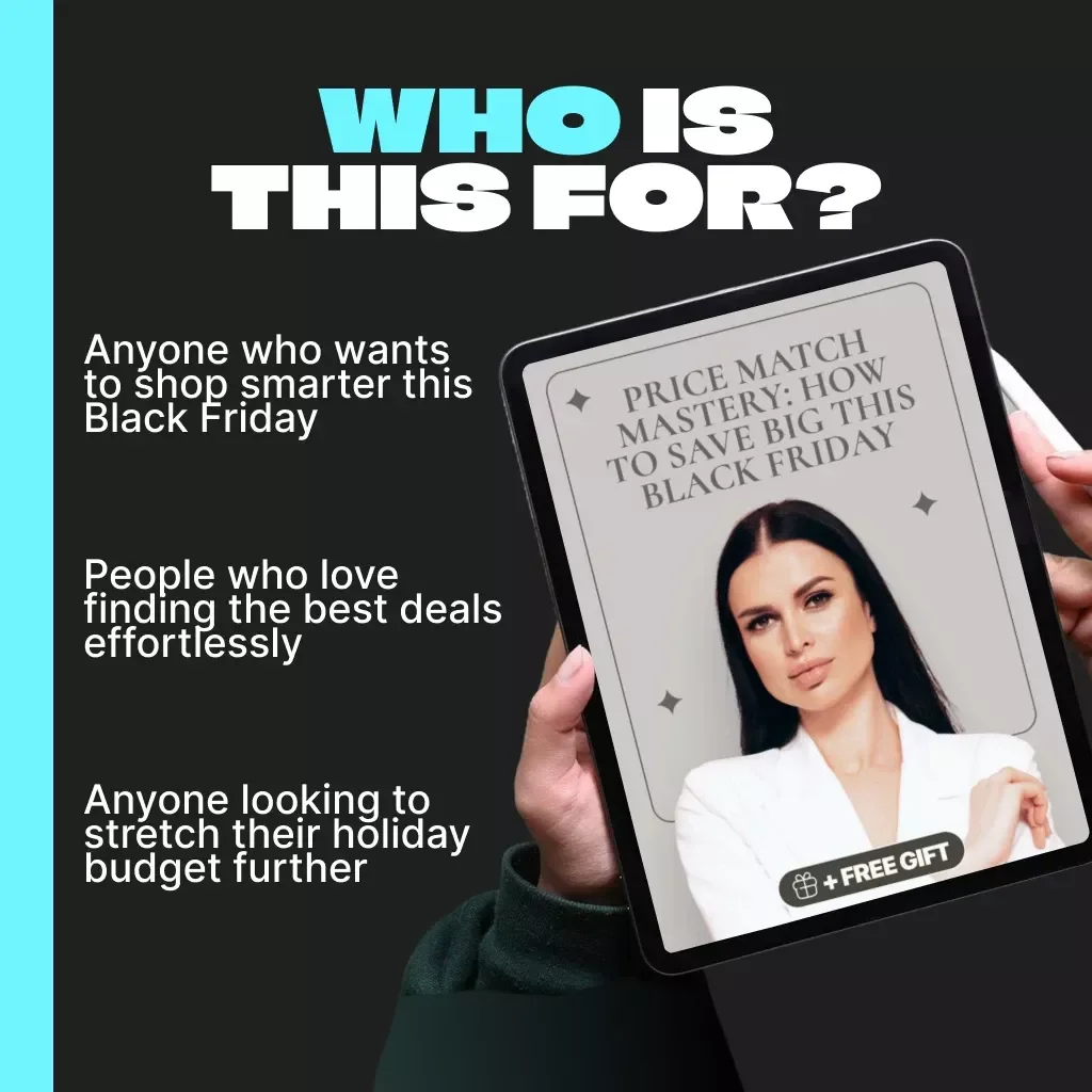 Price Match Mastery: How to Save Big This Black Friday | Digital Guide, eBook, Checklist for Smart Shoppers, Holiday Savings & AI Deal Tracking