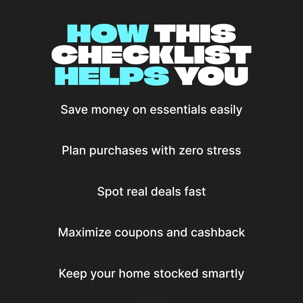 Sparkling Savings: Your Ultimate Black Friday Cleaning Supplies Deal Checklist | Printable Digital Download | How to Find Black Friday Deals on Cleaning Supplies Guide