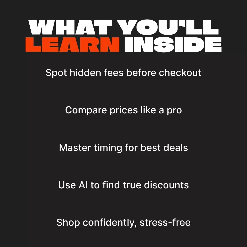 Black Friday Without the Surprises | Ultimate Guide to How to Avoid Hidden Fees During Black Friday Sales, Digital Download, Smart Shopping eBook