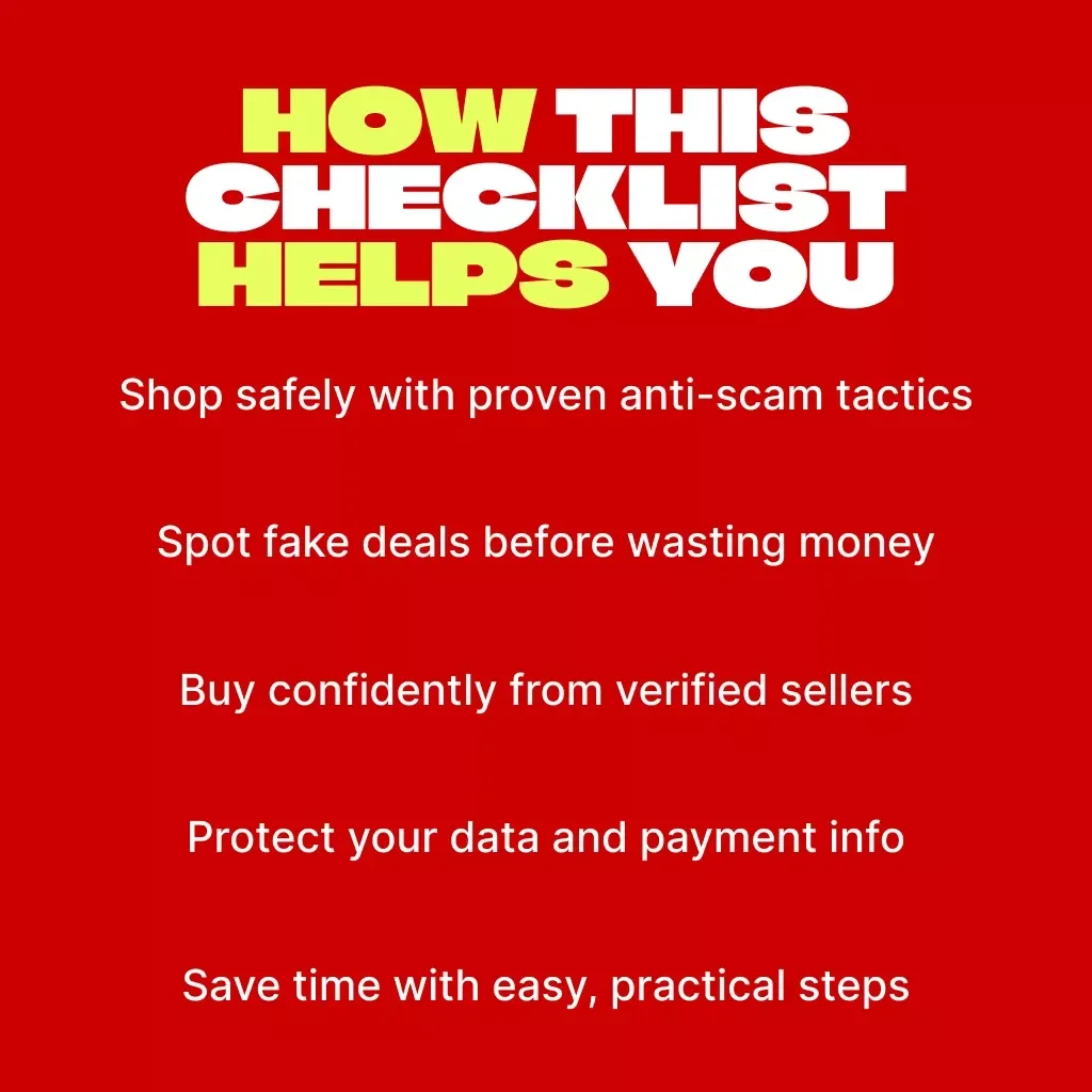 Black Friday Survival Checklist: How to Spot a Trustworthy Seller Before You Click “Buy” | Digital Download | eBook Guide for Safe Online Shopping & Scam Prevention
