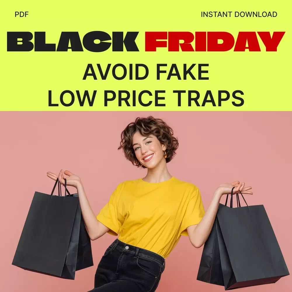 The Black Friday Illusion: Avoid Fake Low Price Traps | Digital eBook Guide on Avoiding Fake Low Price Traps During Black Friday | Smart Shopping Strategy, Awareness & AI Tools