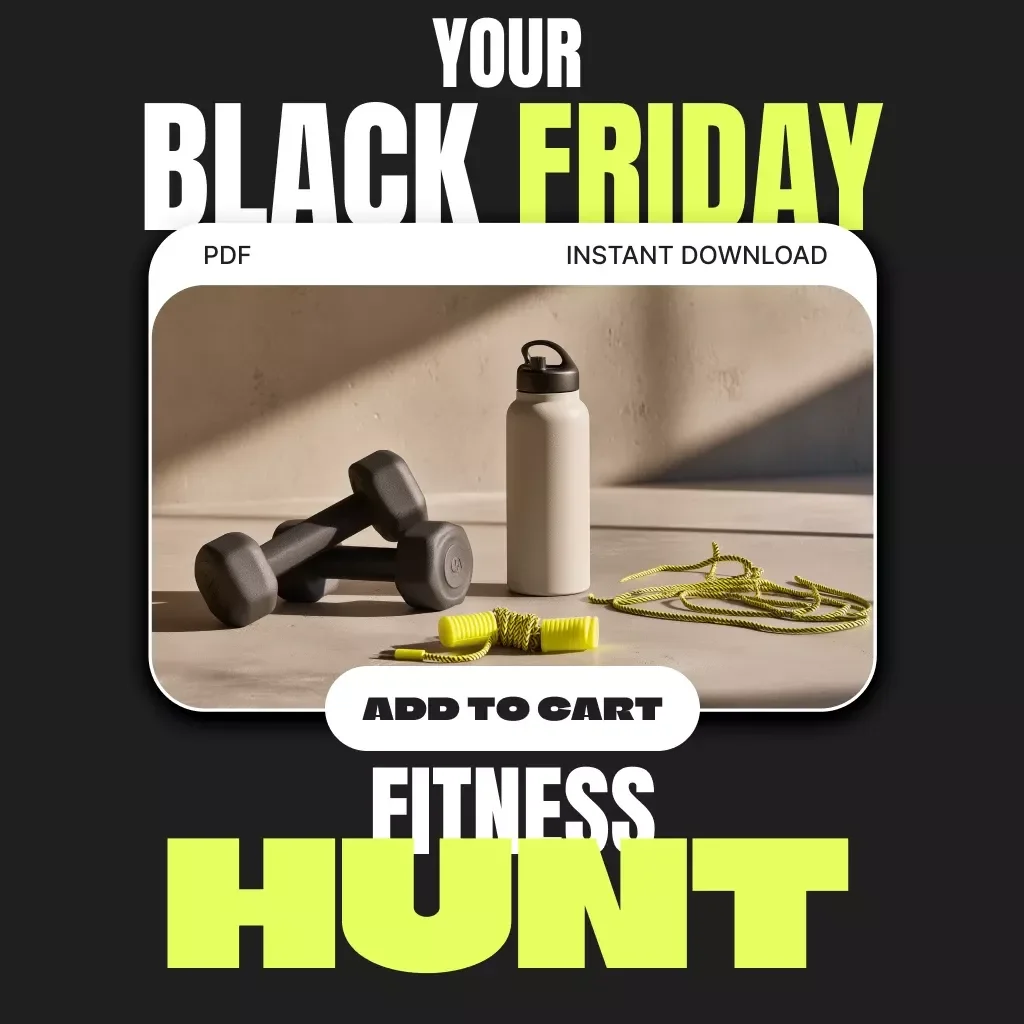 Your Black Friday Fitness Hunt: The Ultimate Discount Checklist | Digital Download Guide for How to Find Discounts on Fitness Equipment During Black Friday