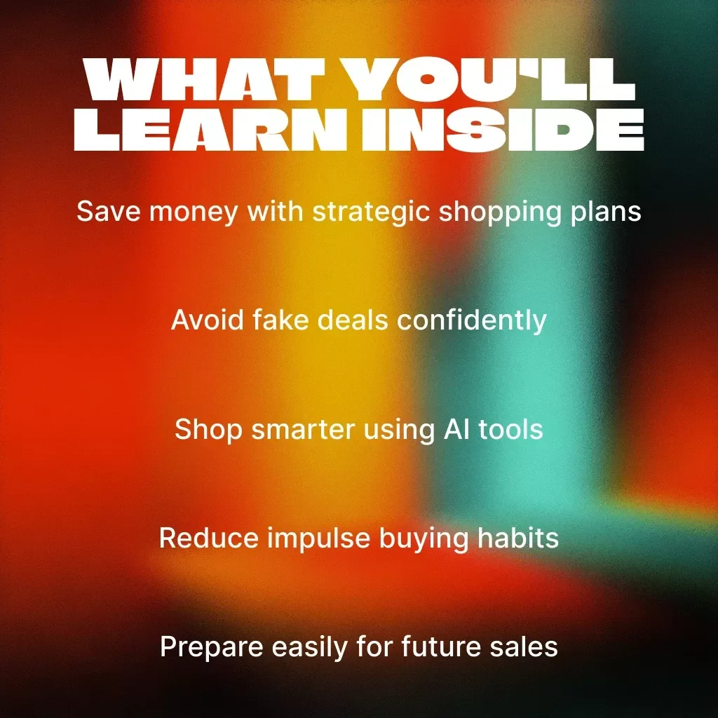 Black Friday Made Simple: A Smart Shopper’s Beginner Guide | Digital Download for Smart Black Friday Planning | Beginner’s Guide to Black Friday Shopping eBook