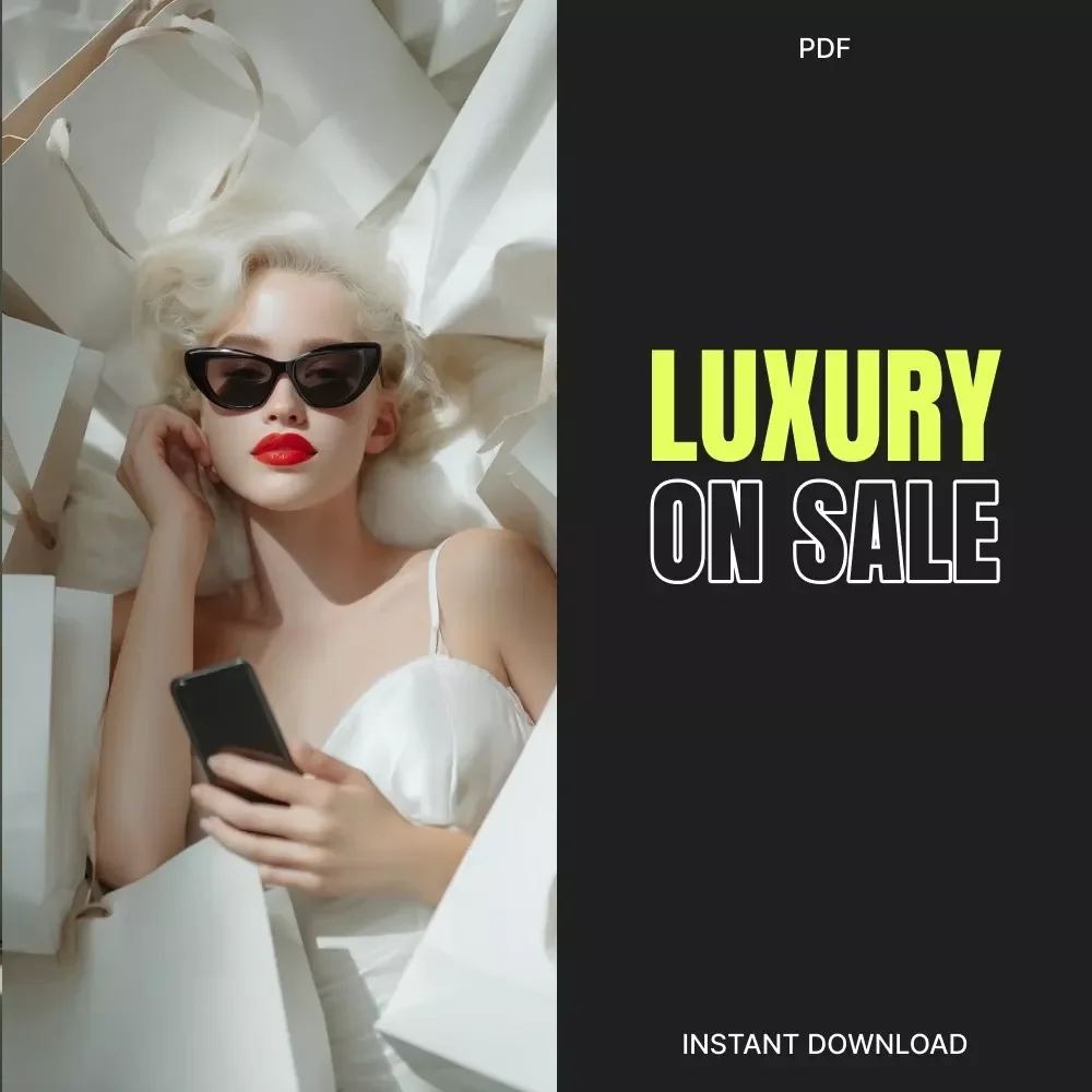 Luxury on Sale: Mastering Black Friday Shopping for High-End Finds | Black Friday Shopping Rules for Luxury Items | Digital eBook for Smart Shoppers