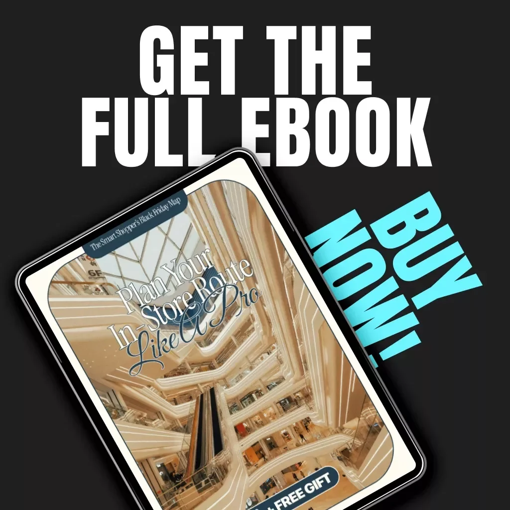 The Smart Shopper’s Black Friday Map: Plan Your In-Store Route Like a Pro | Ultimate eBook for How to Plan a Black Friday Shopping Route in Stores | Digital Download Guide for Savvy Shoppers