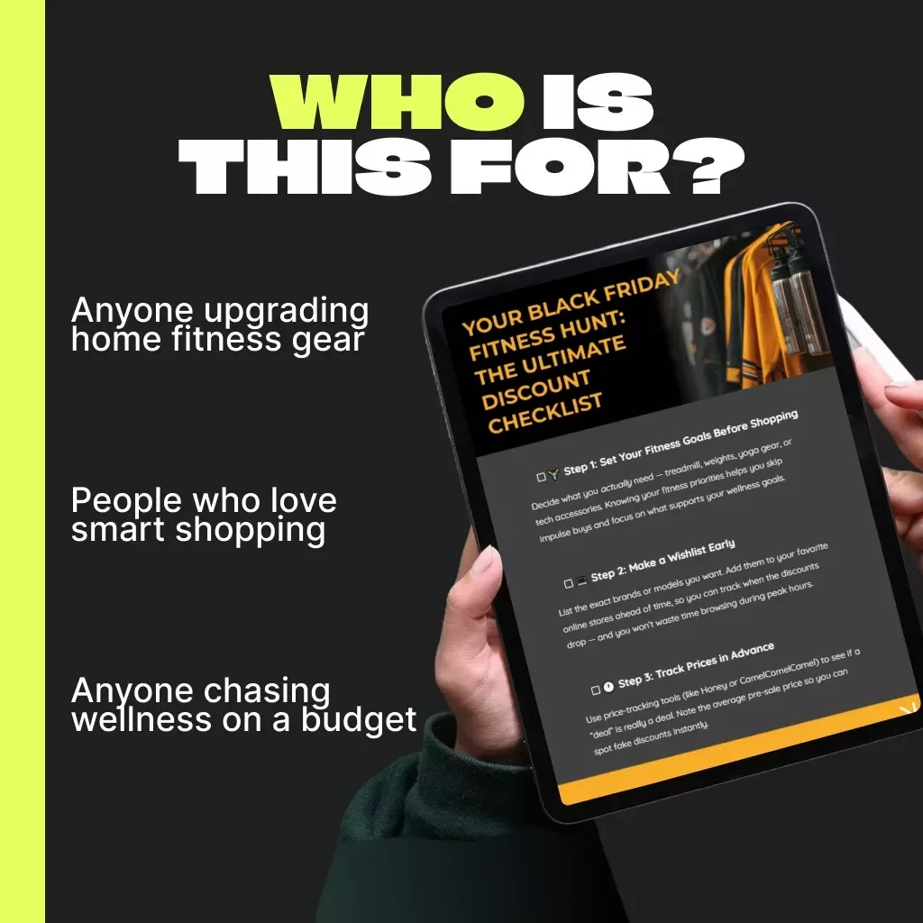 Your Black Friday Fitness Hunt: The Ultimate Discount Checklist | Digital Download Guide for How to Find Discounts on Fitness Equipment During Black Friday