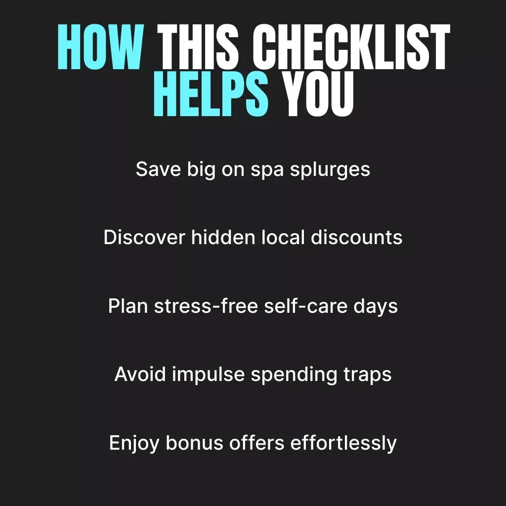 The Ultimate Black Friday Spa Sales Checklist: Pamper Yourself Without Breaking the Bank! | Best Black Friday Sales on Spa Services | Digital Download eBook for Spa Lovers, Self-Care Enthusiasts & Deal Hunters