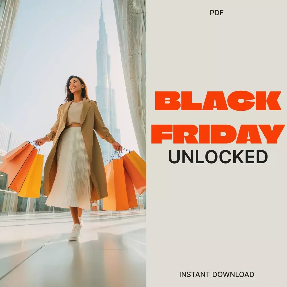 Black Friday Unlocked: A Beginner’s Guide to Smarter Shopping | Digital Download eBook | Holiday Savings, Budget Planner & AI Shopping Tips