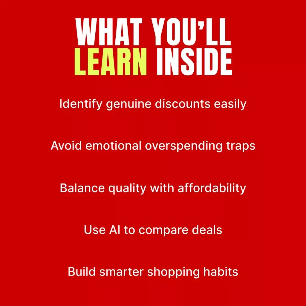 Smart Splurging: Mastering Quality vs. Price on Black Friday Using Shopper Psychology | Digital eBook for Savvy Shoppers, Learn How to Balance Quality Versus Price Using Shopper Psychology | Black Friday Budgeting & Smart Shopping Guide