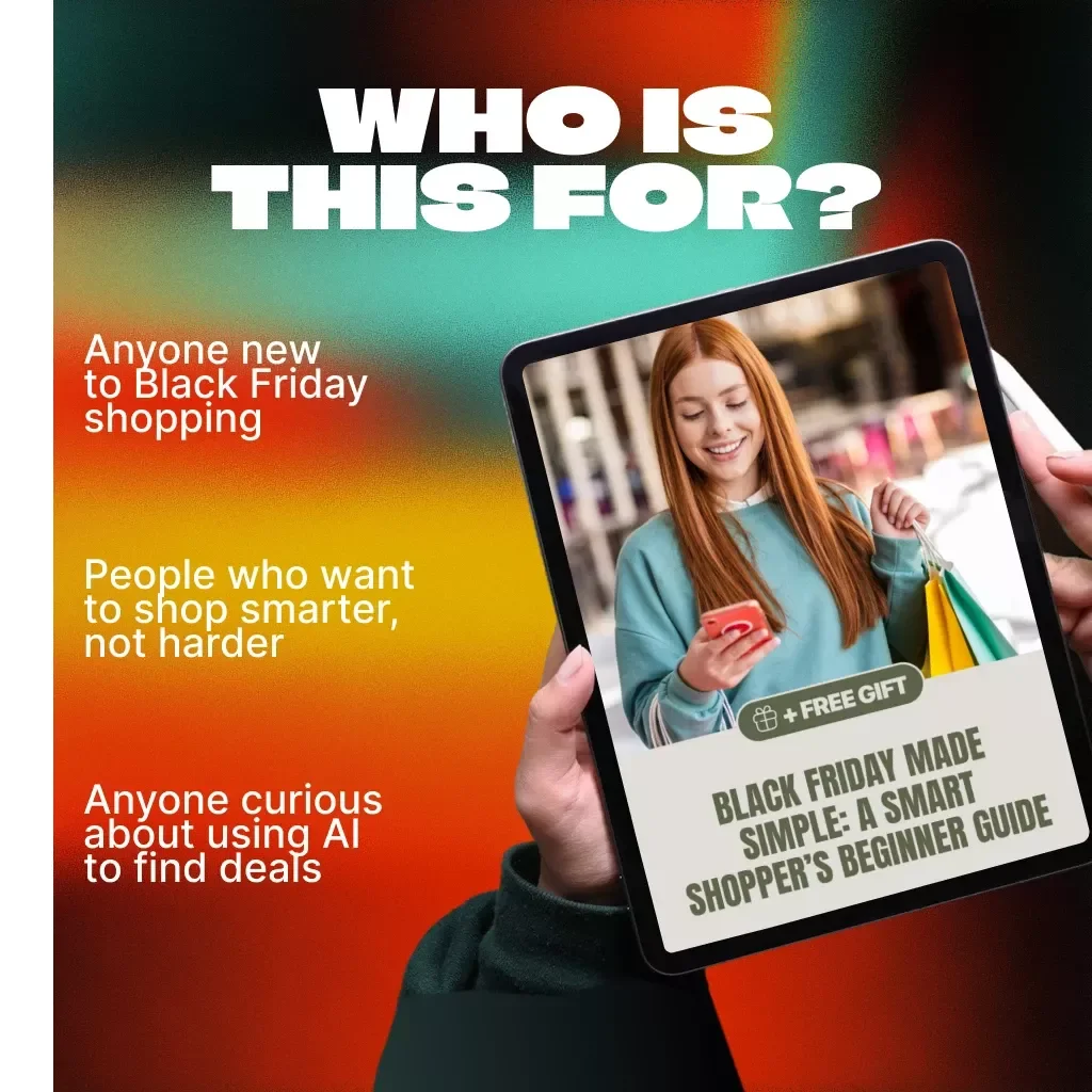 Black Friday Made Simple: A Smart Shopper’s Beginner Guide | Digital Download for Smart Black Friday Planning | Beginner’s Guide to Black Friday Shopping eBook