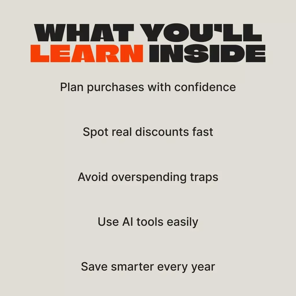 Black Friday Unlocked: A Beginner’s Guide to Smarter Shopping | Digital Download eBook | Holiday Savings, Budget Planner & AI Shopping Tips