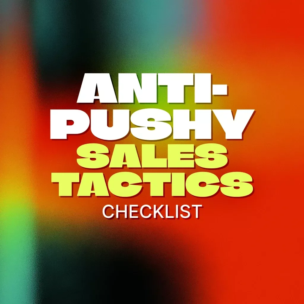 The Anti-Pushy Sales Tactics Checklist | Digital Download Guide for Smart Black Friday Shopping, Budget Control & Confident Buying Decisions