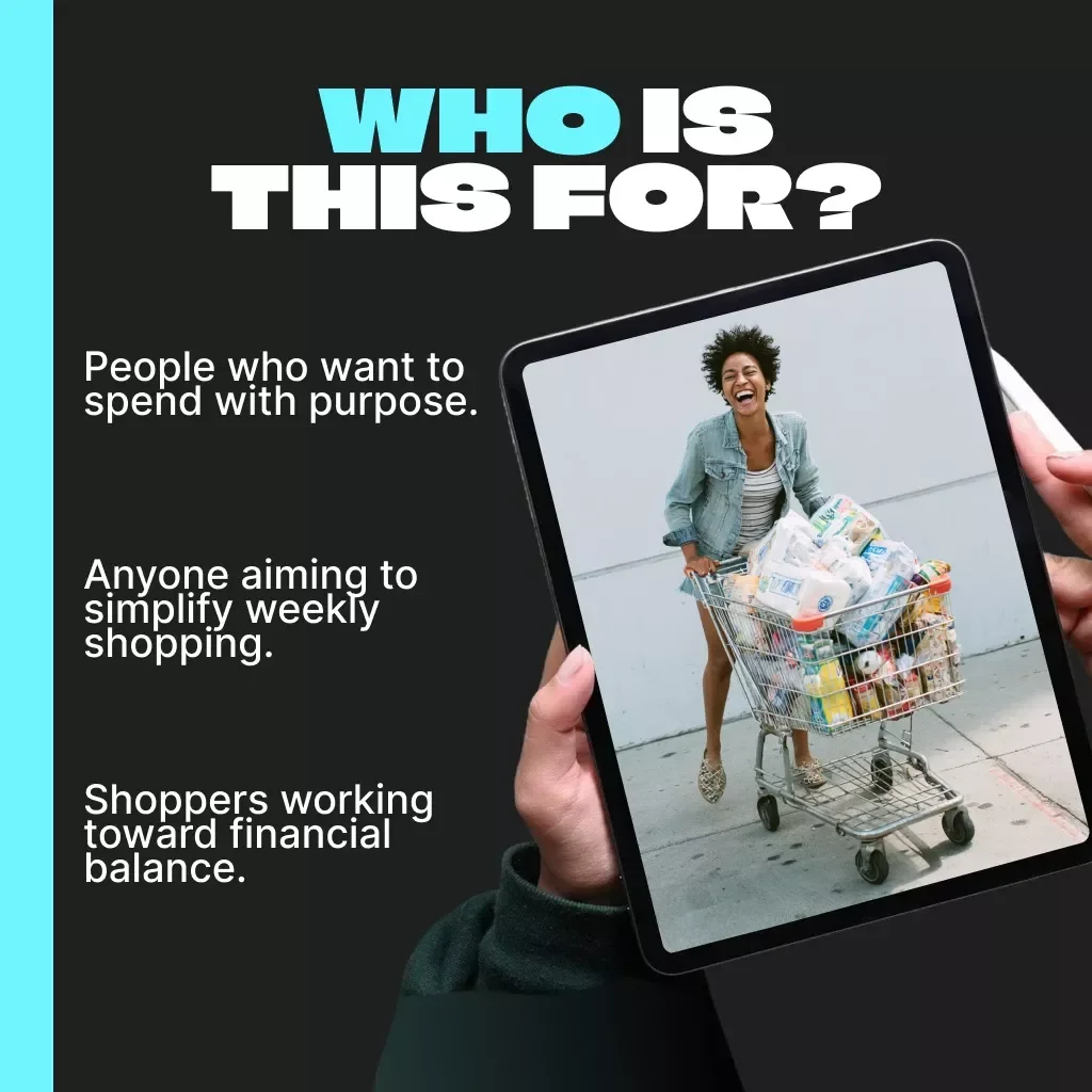 Anti-Impulse Shopping List | Printable Digital Checklist | How to Create a Shopping List to Prevent Impulse Buys | Mindful Budgeting & Smart Shopping Planner