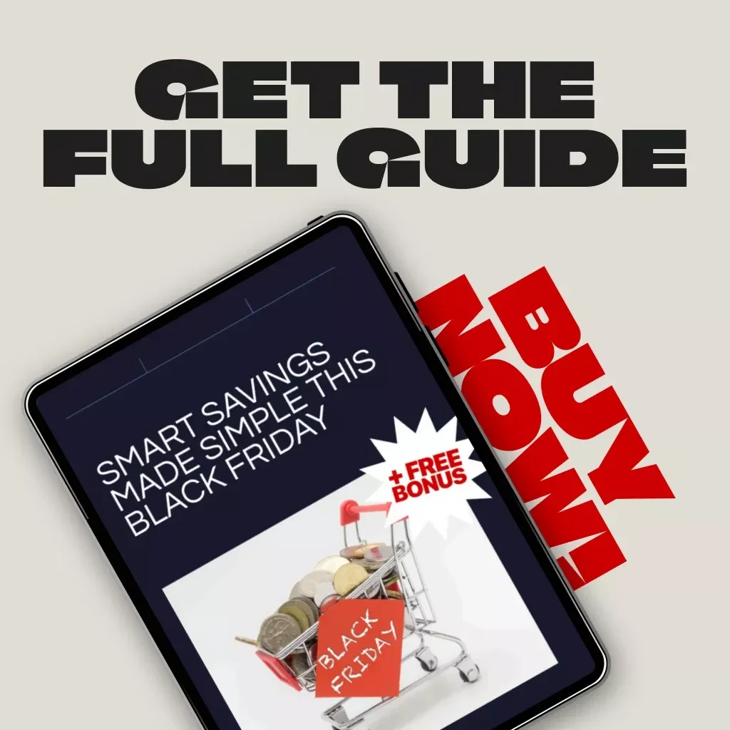 Smart Savings Made Simple This Black Friday | Budget Planning eBook, Shopping Checklist, Money-Saving Digital Guide, Black Friday Strategy PDF