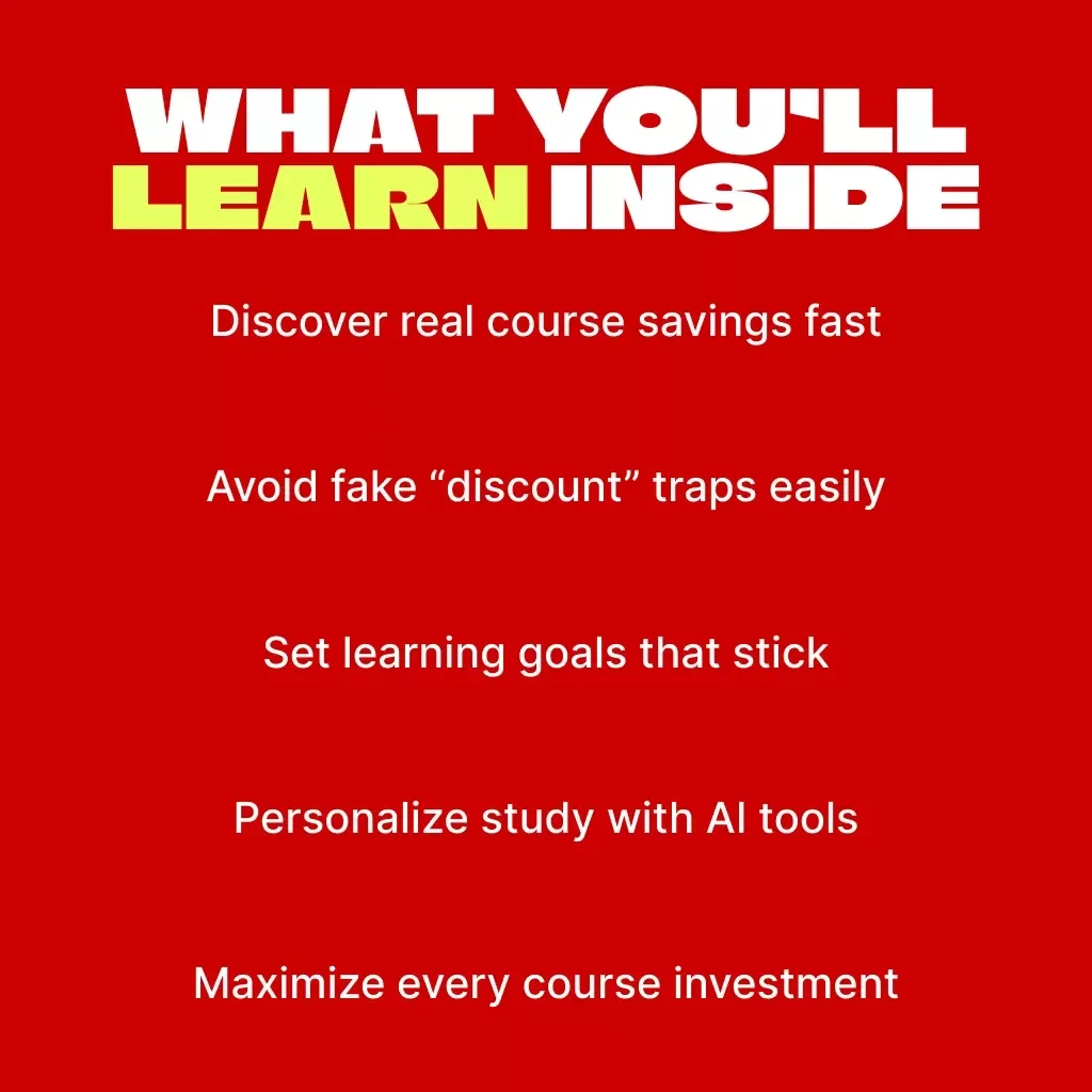 Smart Learning, Smarter Deals: Your Black Friday Guide to Educational Courses | Digital Download eBook for Smart Shoppers | Tips for Finding Black Friday Deals on Educational Courses